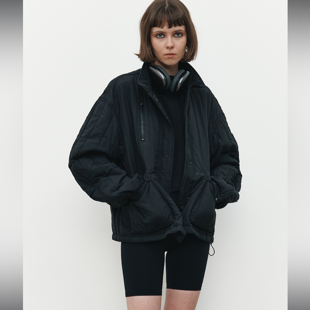 Yuta Quilting Jumper (Black)